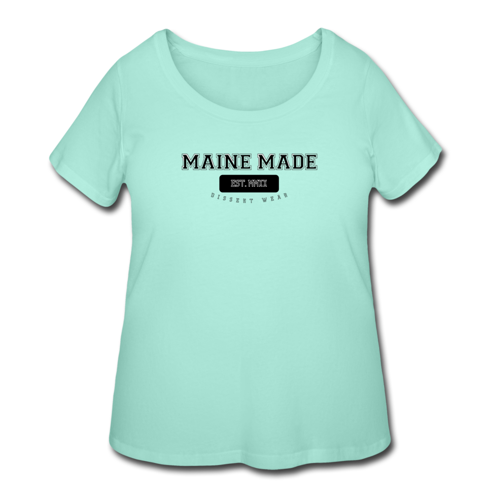 MAINE MADE Women’s Curvy T-Shirt - mint