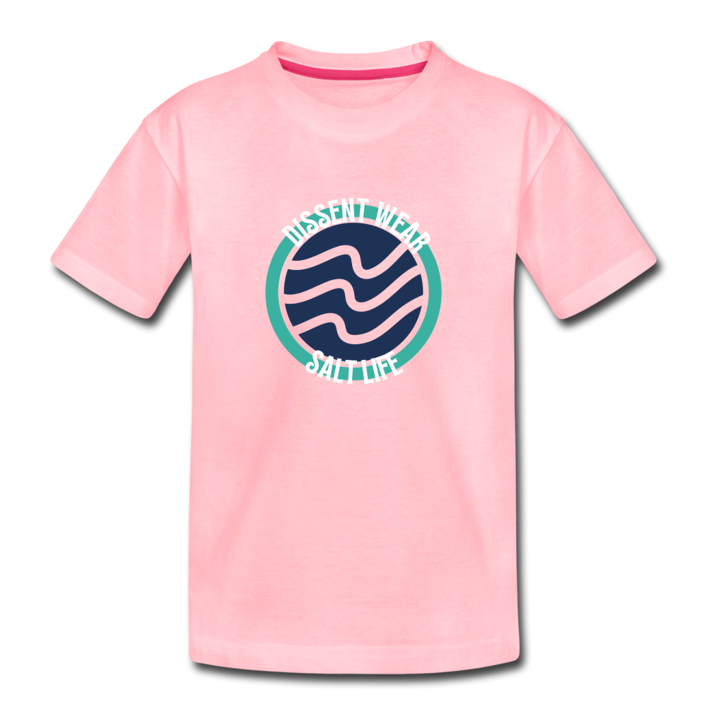 SALT LIFE WAVES TODDLER TEE - pink