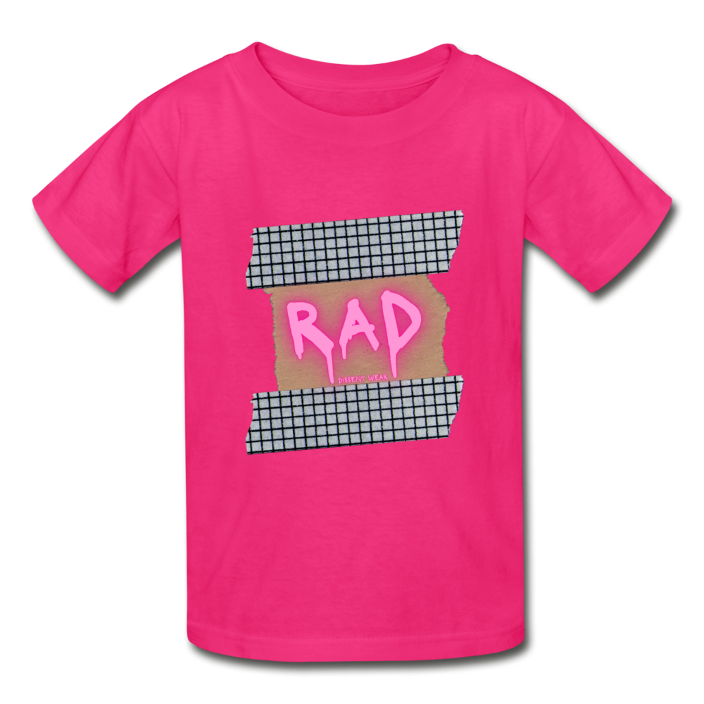 RAD YOUTH TEE - fuchsia