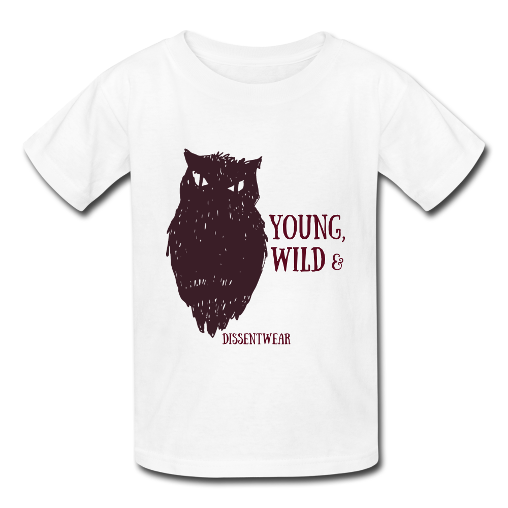 YOUNG AND WILD YOUTH TEE - white