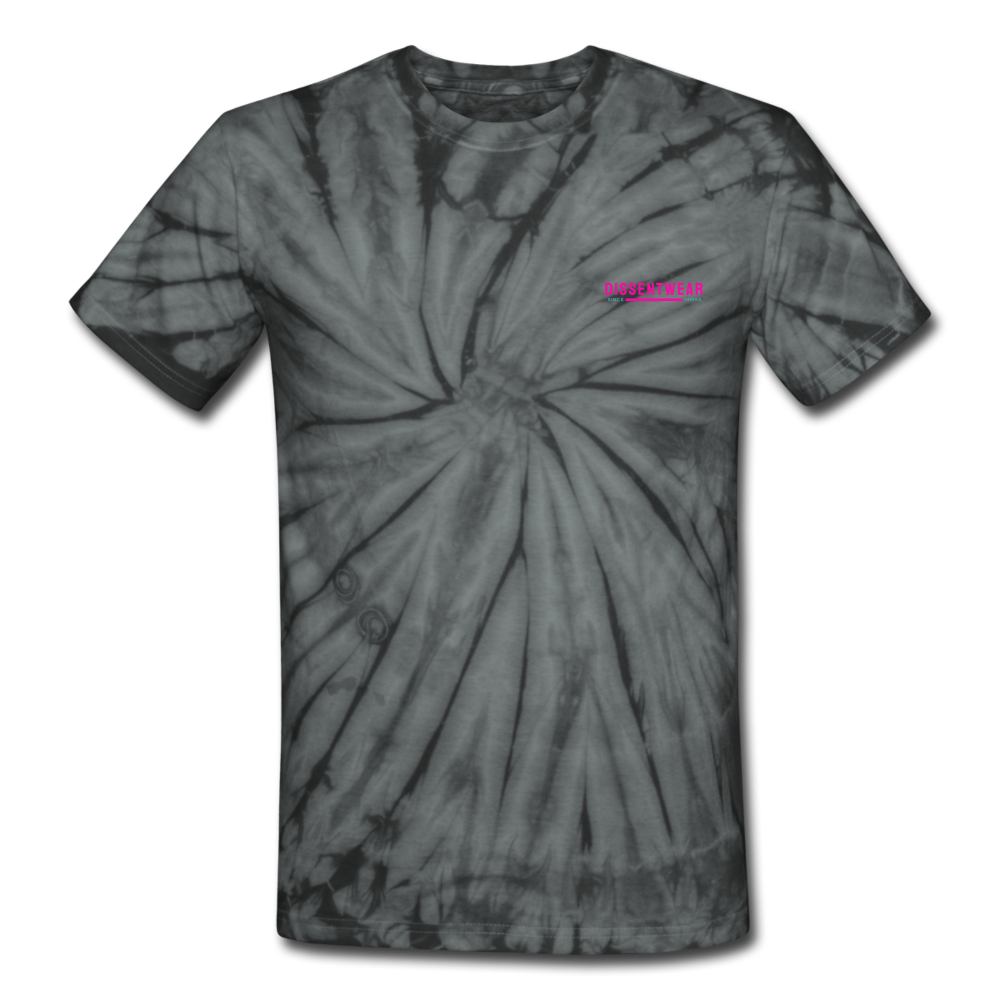 Tie Dye Modern Trend Tee - spider black