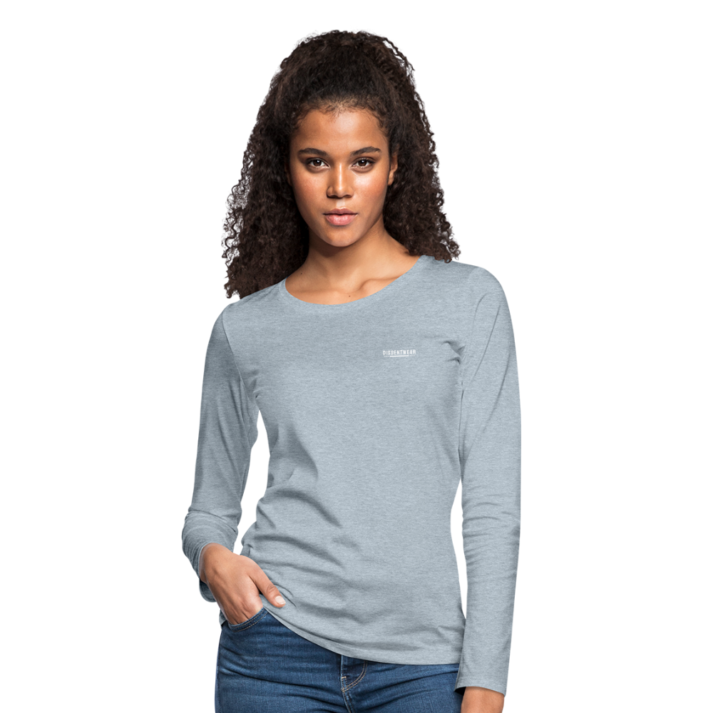 PREMIUM LONG SLEEVE TEE - heather ice blue