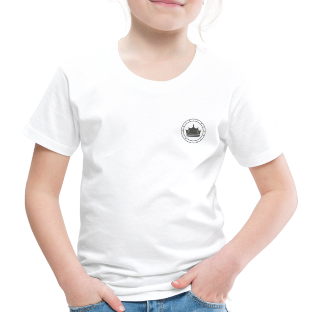 ROYALTY TODDLER PREMIUM TEE - white