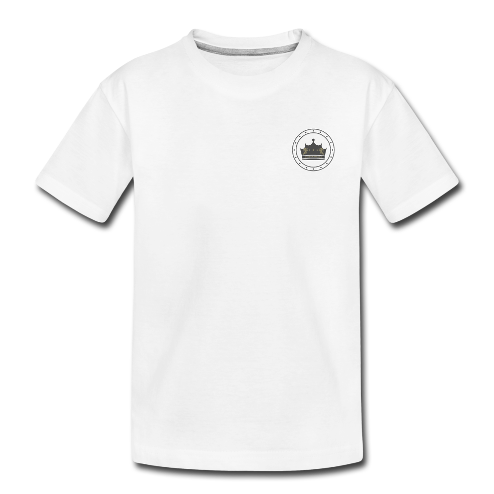 ROYALTY YOUTH PREMIUM TEE - white