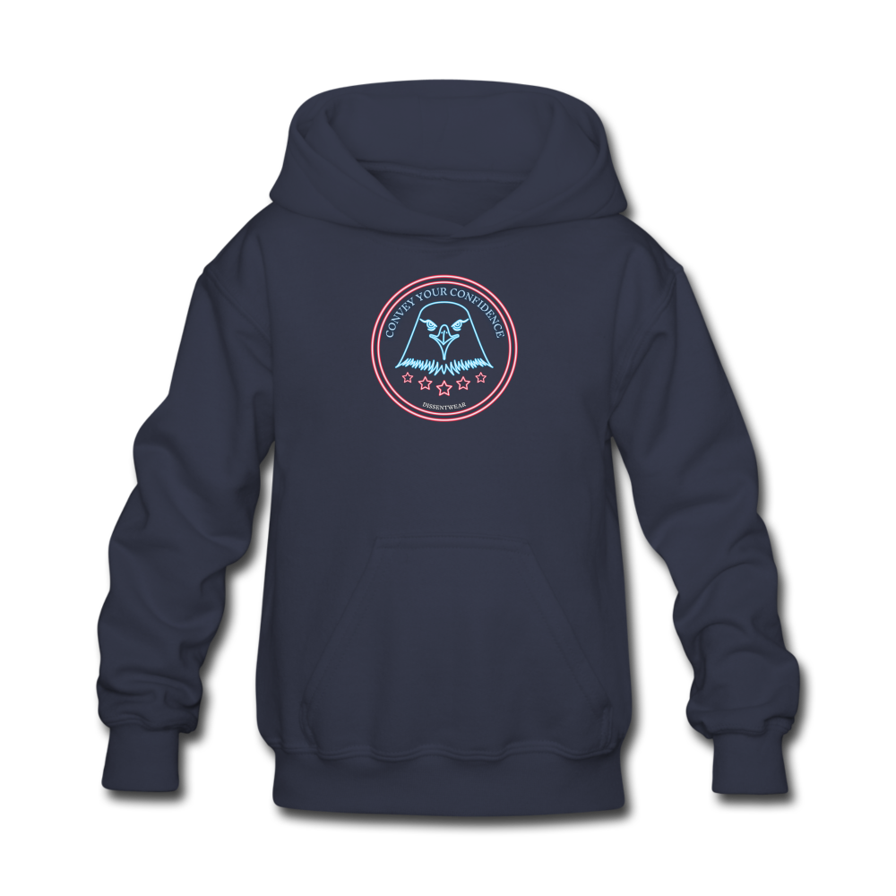 NEON EAGLE YOUTH SWEATSHIRT - navy