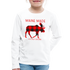 MAINE MADE LOCALLY GROWN MOOSE LONGSLEEVE - white