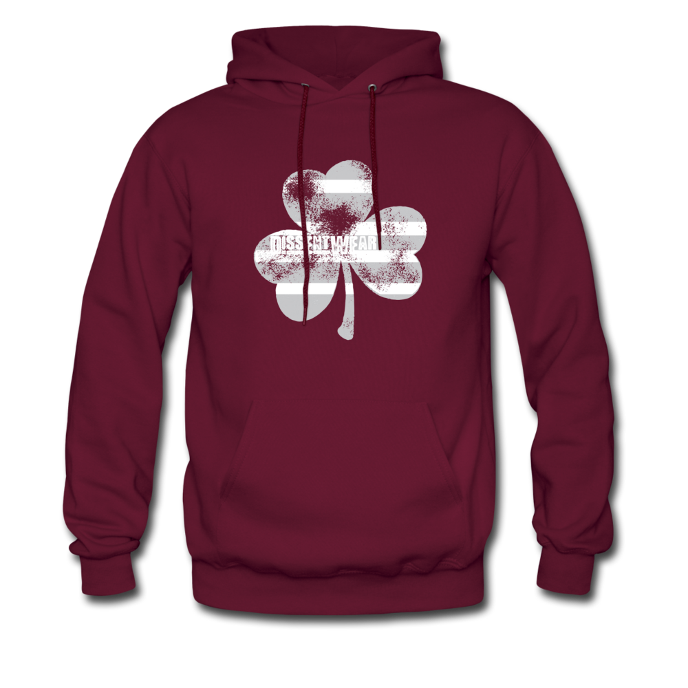 VINTAGE SHAMROCK HOOIDE - burgundy