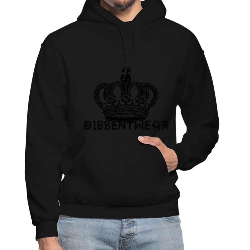 BLACK ON BLACK ROYALTY HOODIE - black