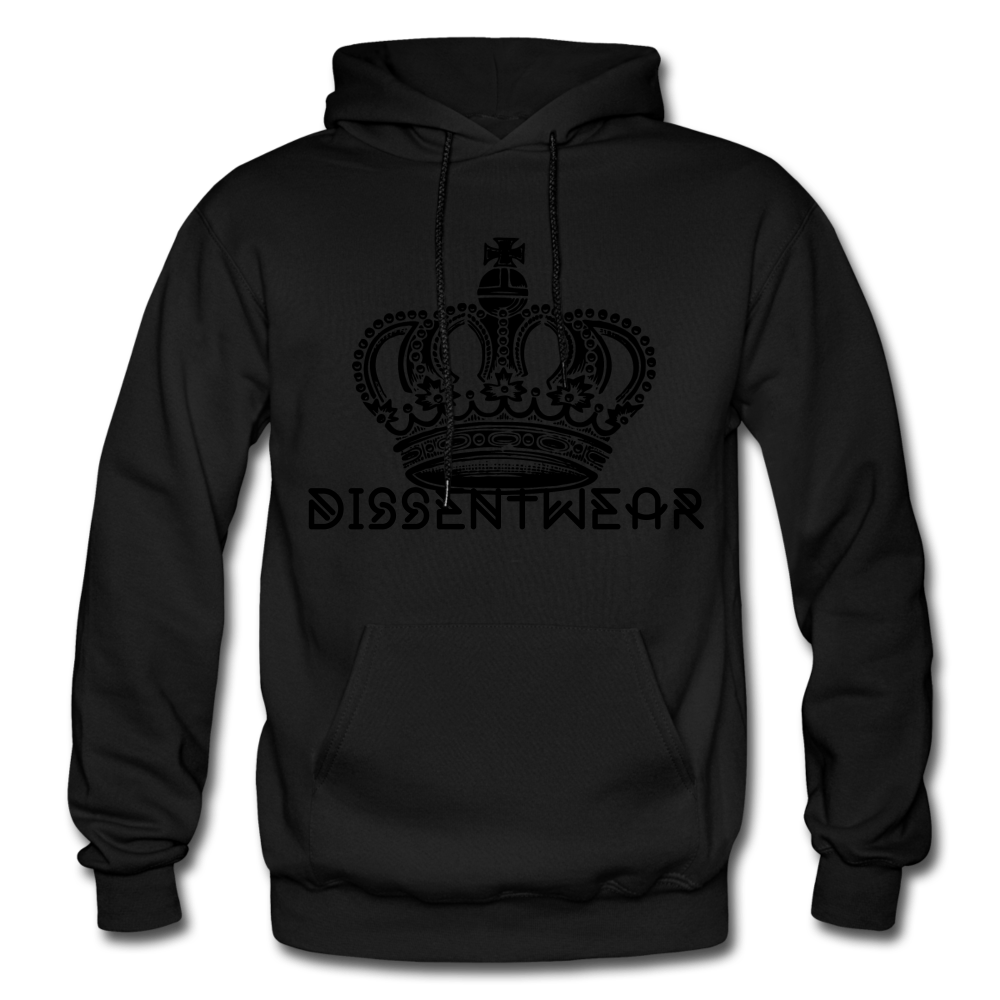 BLACK ON BLACK ROYALTY HOODIE - black