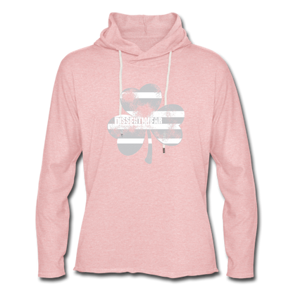 SHAMROCK Lightweight Terry Hoodie - cream heather pink