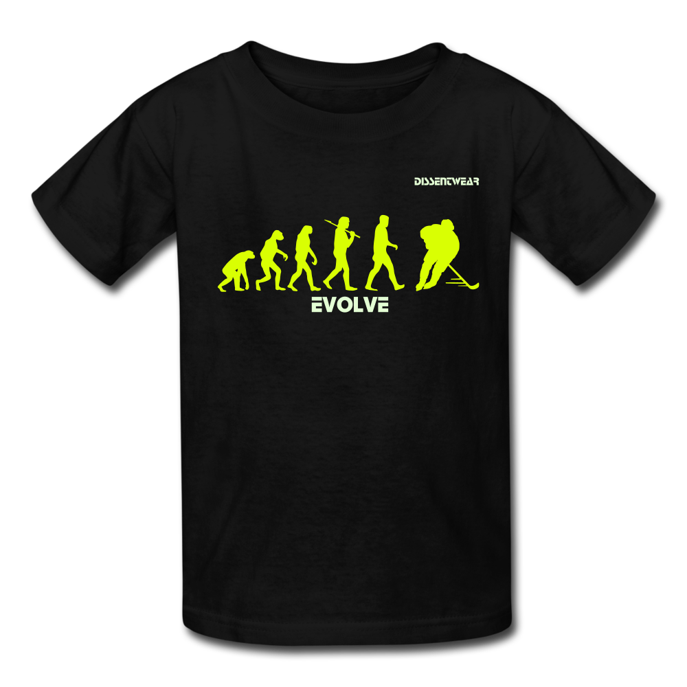 EVOLUTION OF HOCKEY YOUTH TEE - black