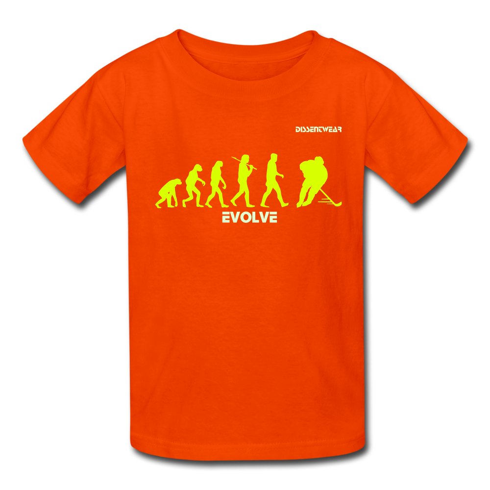 EVOLUTION OF HOCKEY YOUTH TEE - orange