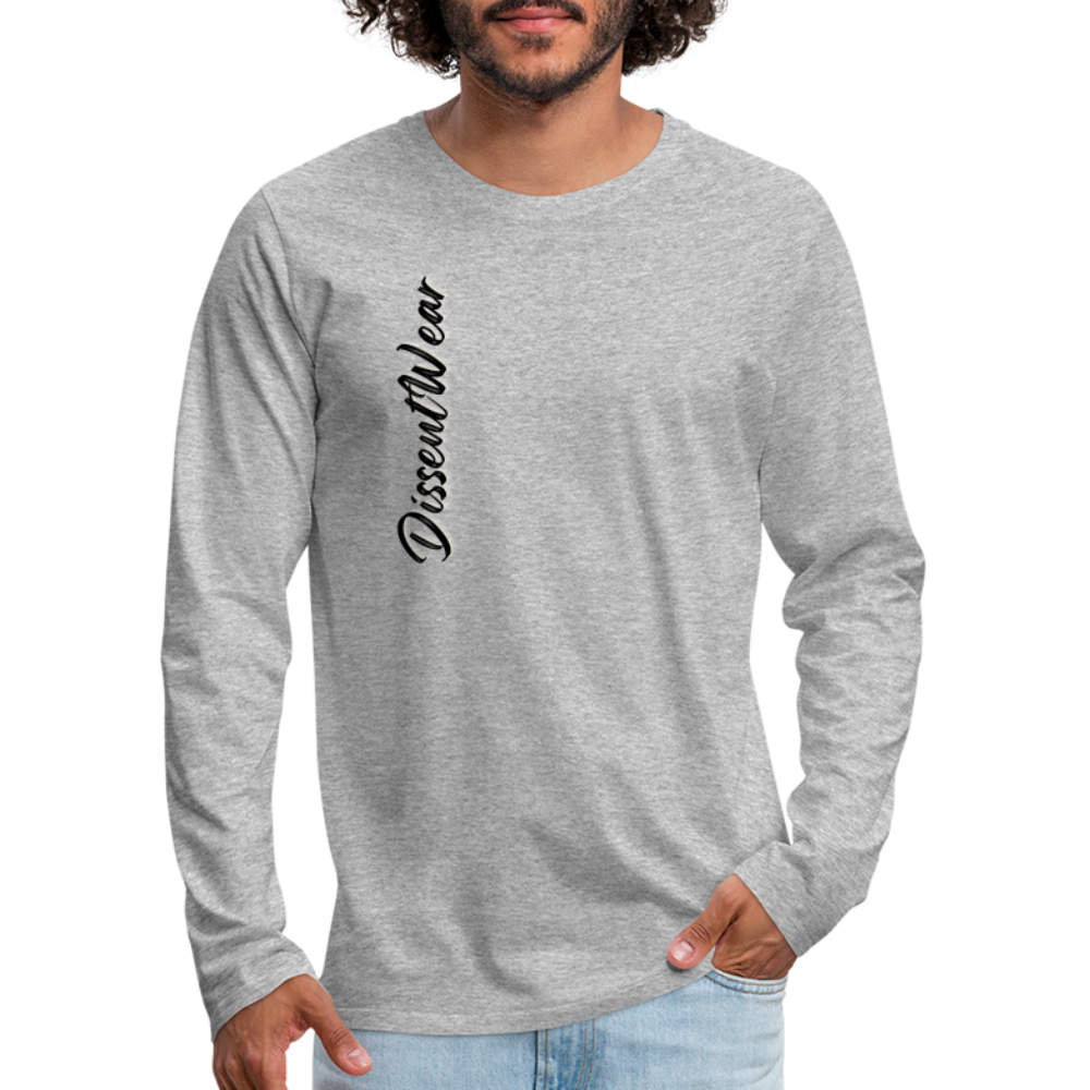 Maya Angelou- BE AMAZING- Premium Long Sleeve T-Shirt - heather gray