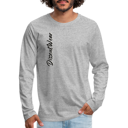 Maya Angelou- BE AMAZING- Premium Long Sleeve T-Shirt - heather gray