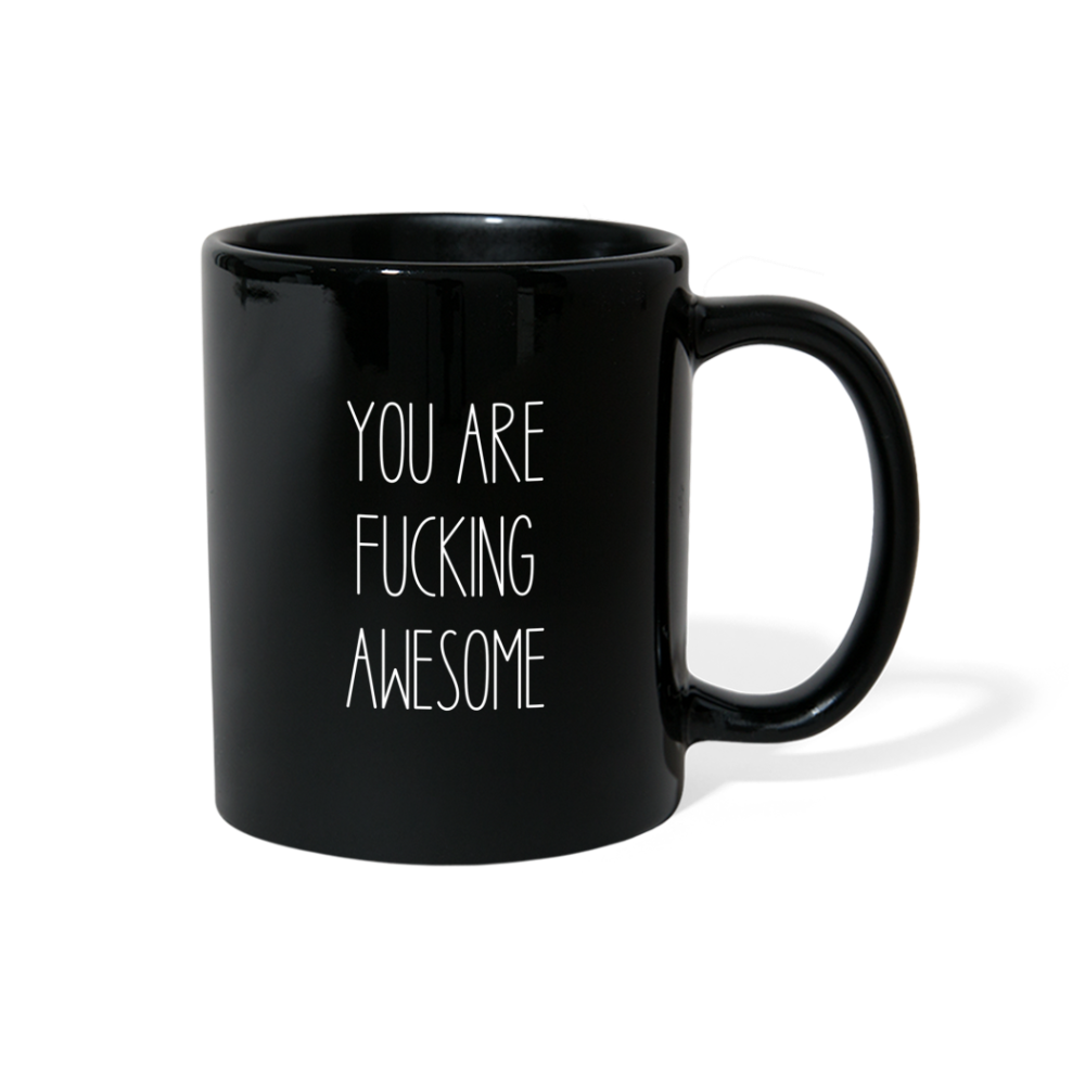 YOU ARE F***ING AWESOME MUG - black