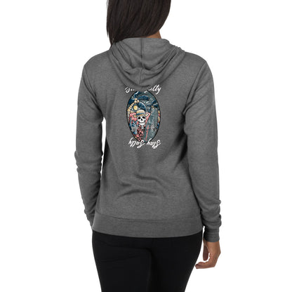 SALTY SKELETON LIGHTWEIGHT ZIP HOODIE