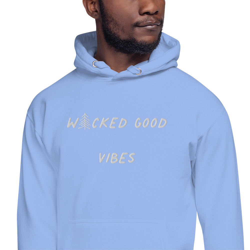 Wicked Good Vibes Embroidered Hoodie