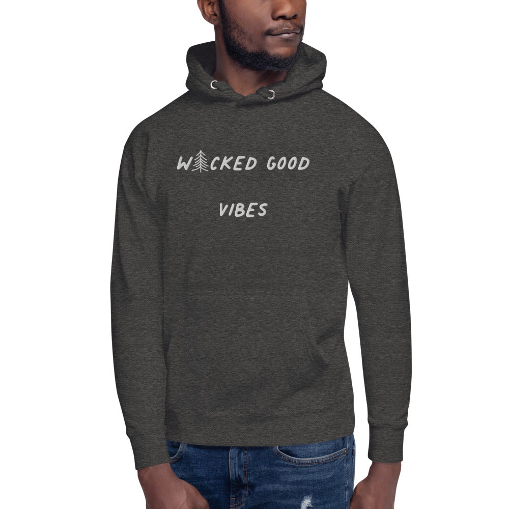 Wicked Good Vibes Embroidered Hoodie