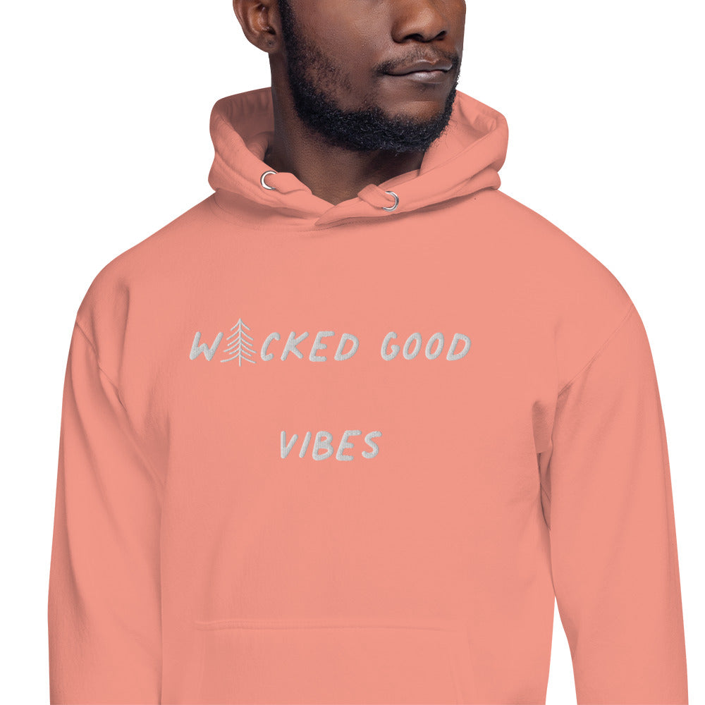 Wicked Good Vibes Embroidered Hoodie