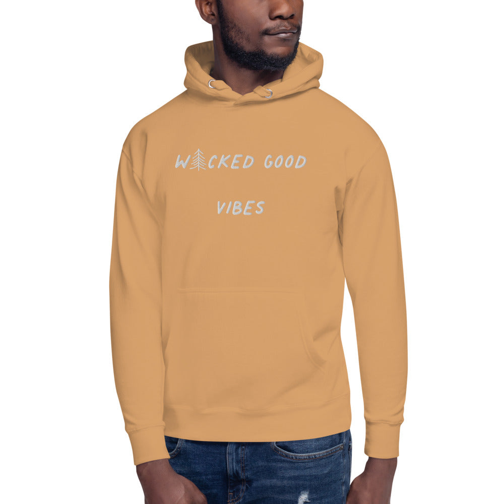 Wicked Good Vibes Embroidered Hoodie