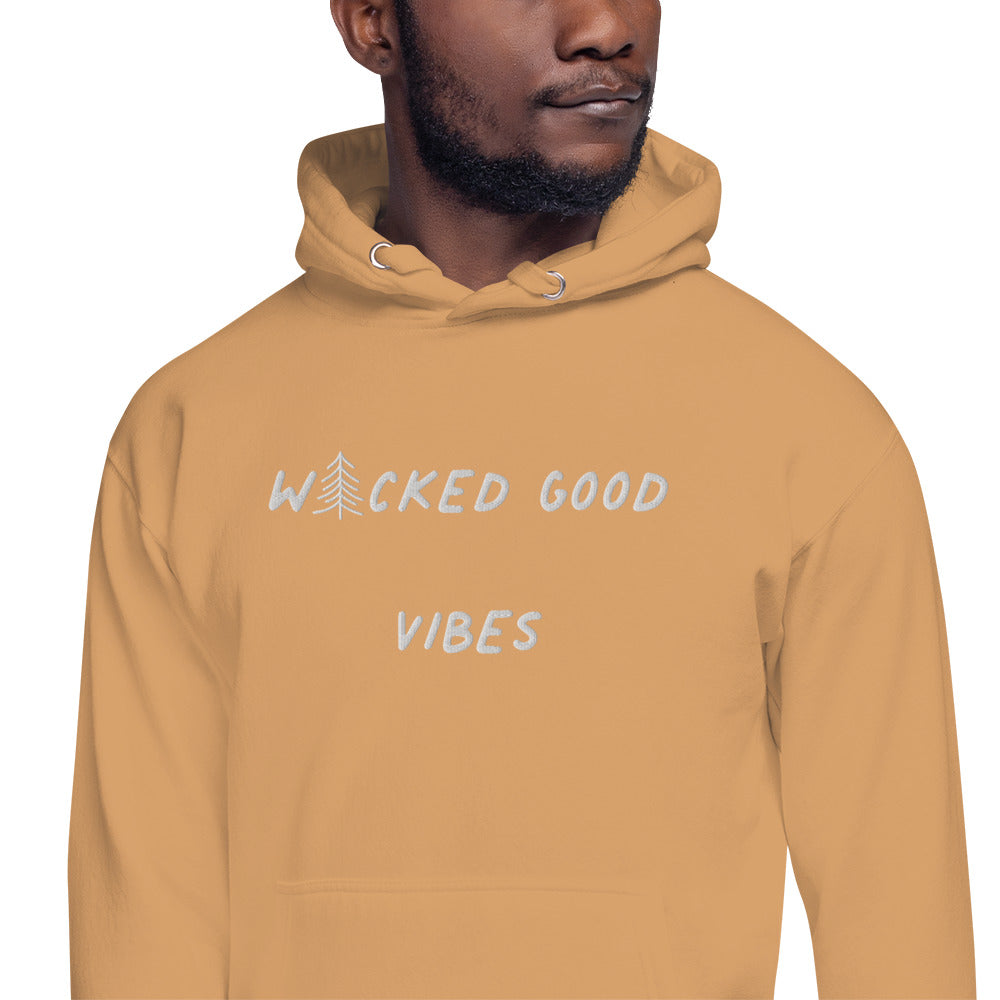 Wicked Good Vibes Embroidered Hoodie