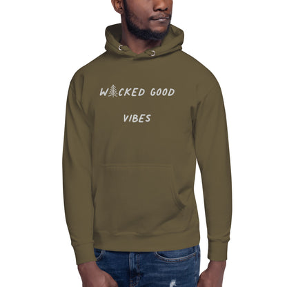 Wicked Good Vibes Embroidered Hoodie