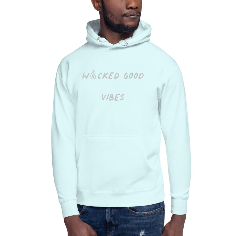 Wicked Good Vibes Embroidered Hoodie