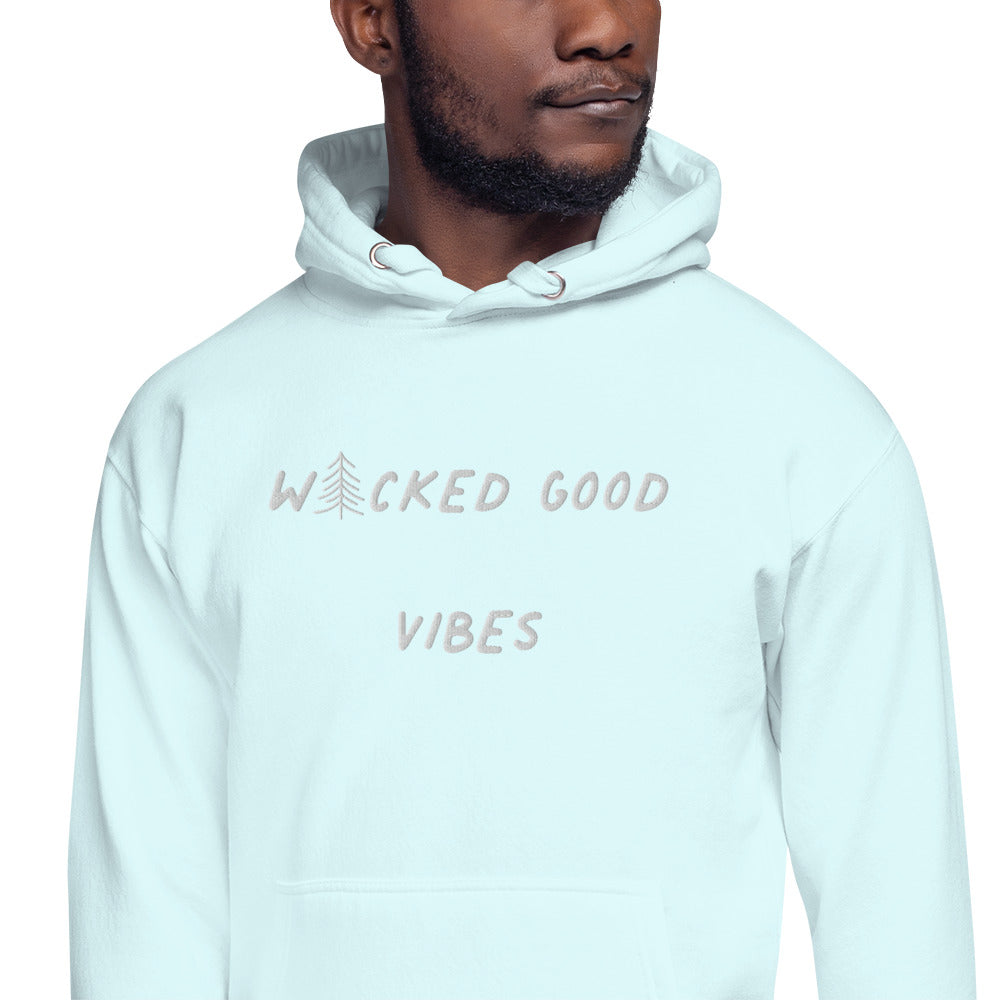 Wicked Good Vibes Embroidered Hoodie