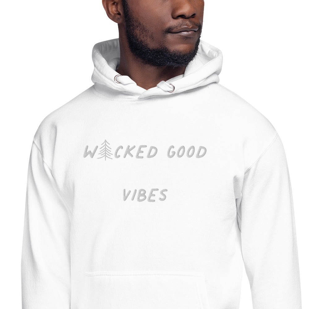 Wicked Good Vibes Embroidered Hoodie