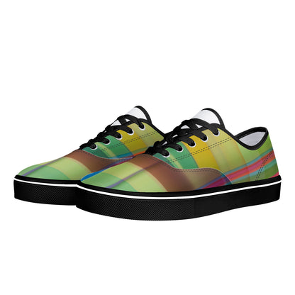 RAD PLAID Skate Shoe - Black Bottom