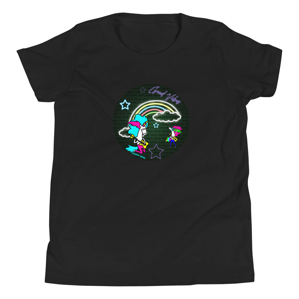 GOOD VIBES ONLY UNICORN YOUTH TEE